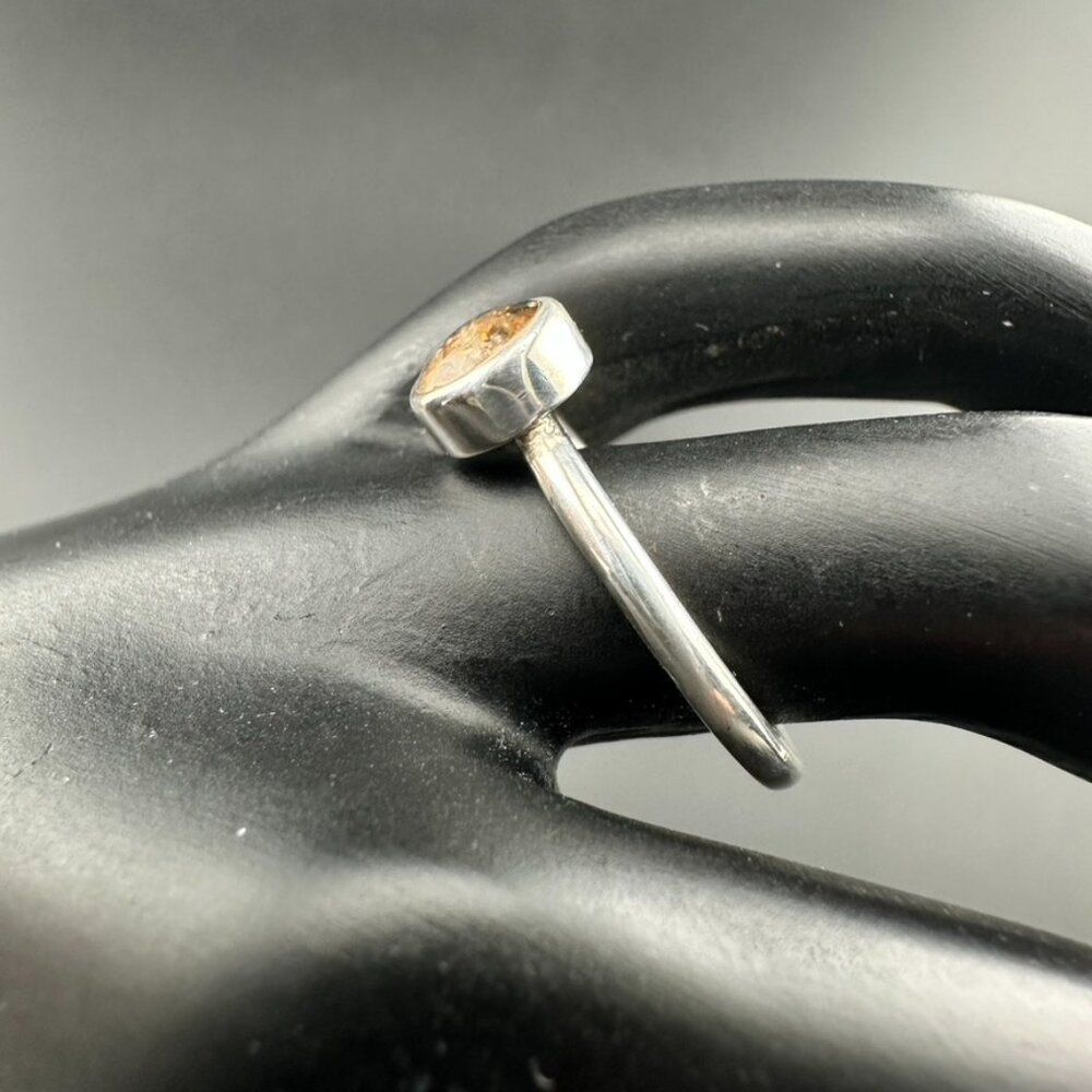 Dune Jewelry Sterling Silver Beach Sand Stacker Ring - Size 8 - Picture 5 of 7